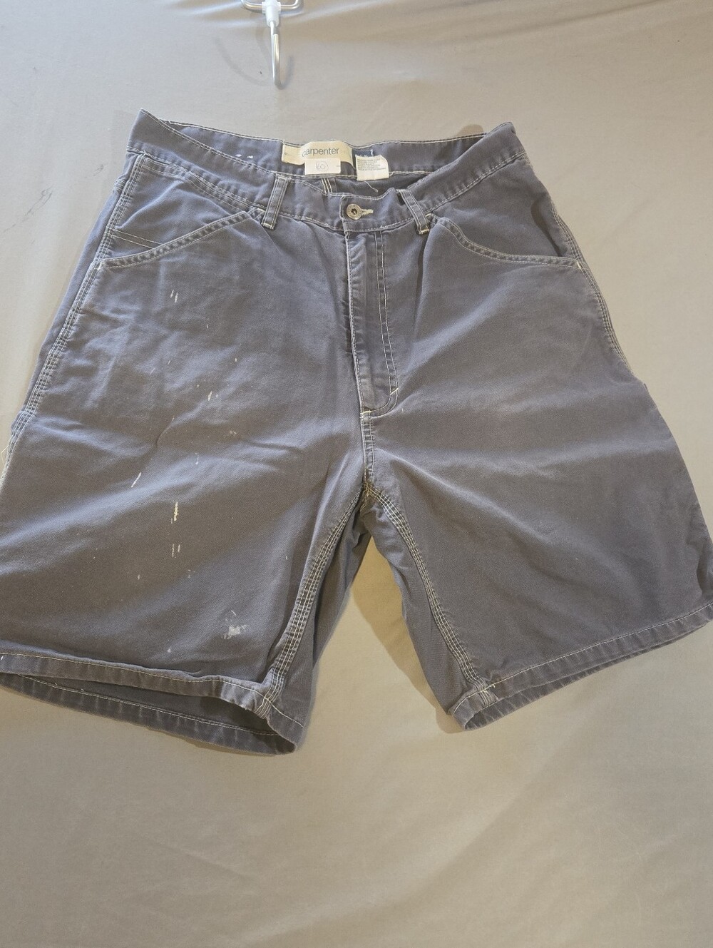 GAP Y2K Men's Carpenter Navy Flat Front Casual Shorts